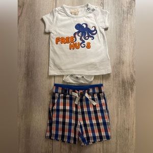 Rorie Whelan 3-6 Month Baby Boy Octopus Outfit